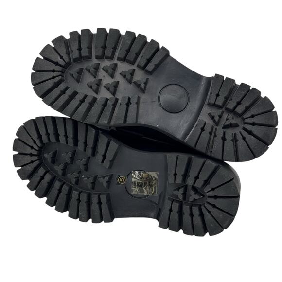 Koi Dolls Kill Silent Dusk Owl Pentagram Chunky Loafers 7 Women's Gothic Vegan - Picture 9 of 12